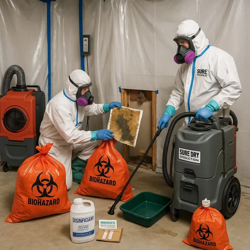 Contaminated Water Handling Protocols process in Argyle, TX